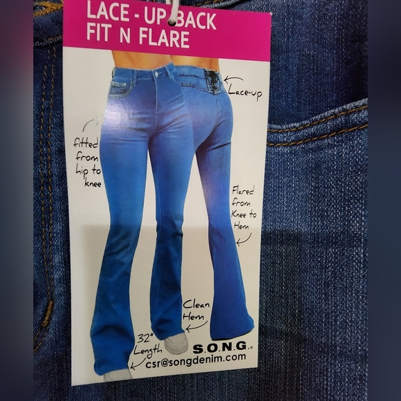 high waist flared jeans - Picture 6 of 6